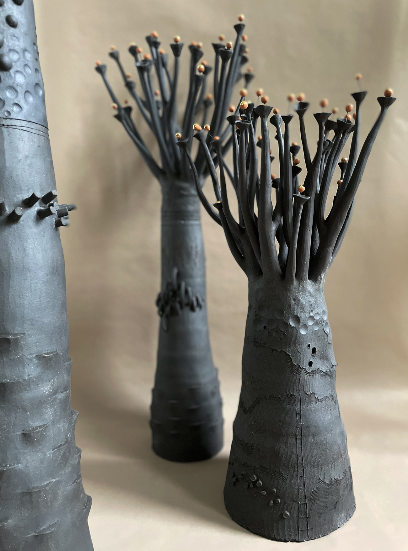 Picture of 'black Baobabs' piece