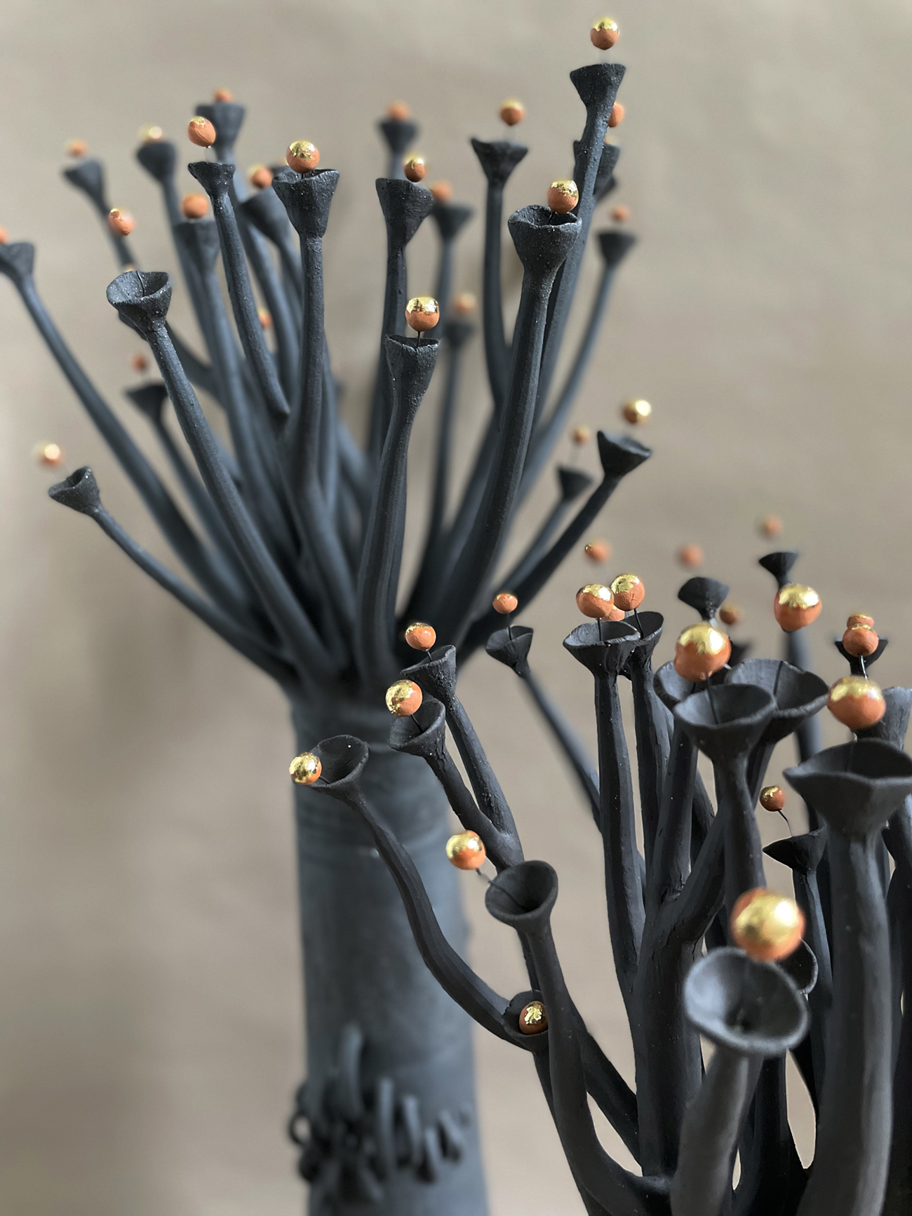 Picture of 'black Baobabs' piece