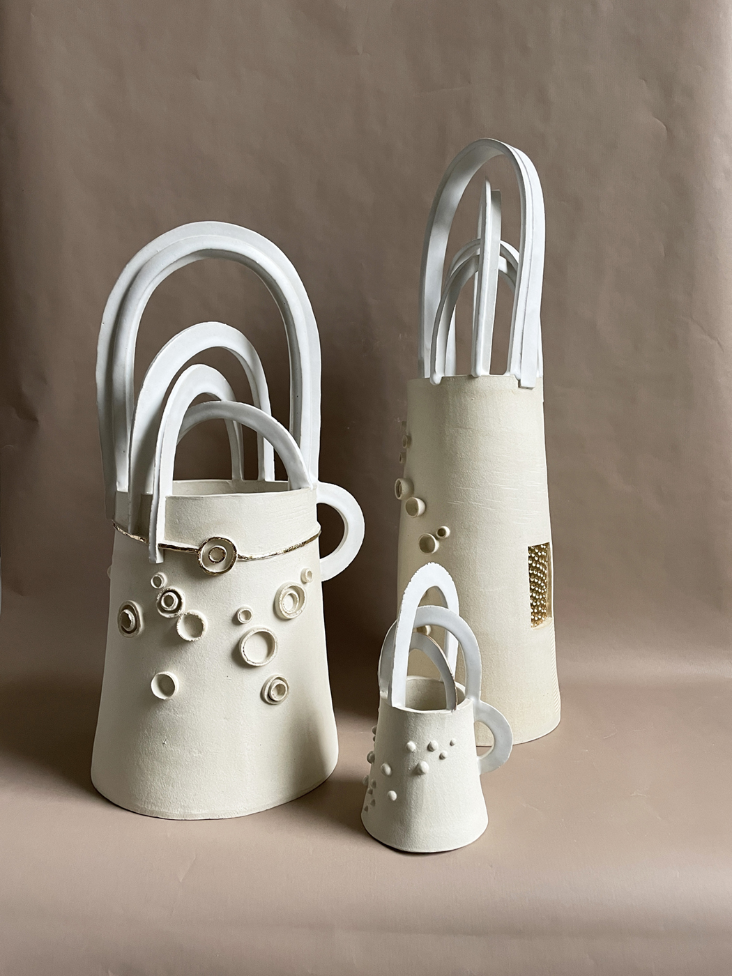 Picture of 'Baskets with dancing handles' piece